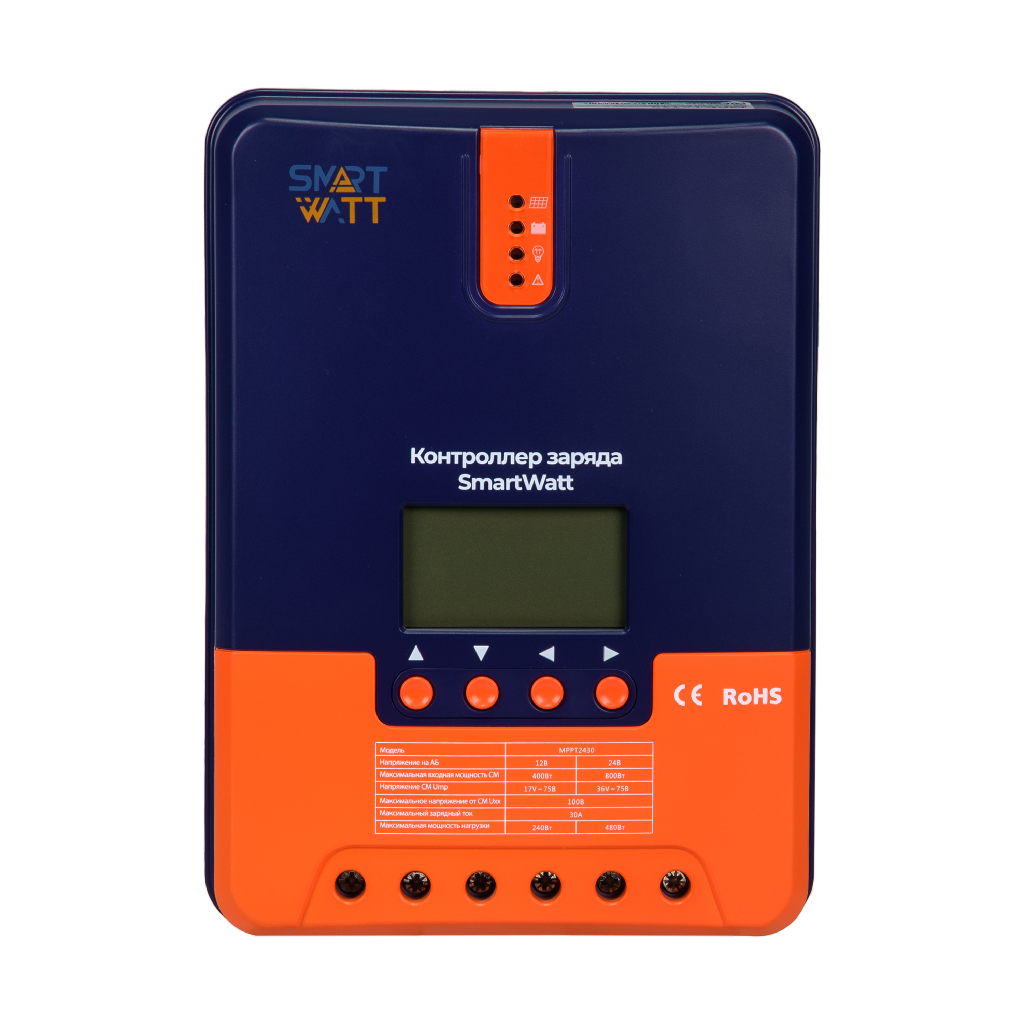 Контроллер Delta SMARTWATT MPPT 2430 купить по цене 11180 руб..  Самые дешёвые цены на Контроллеры заряда