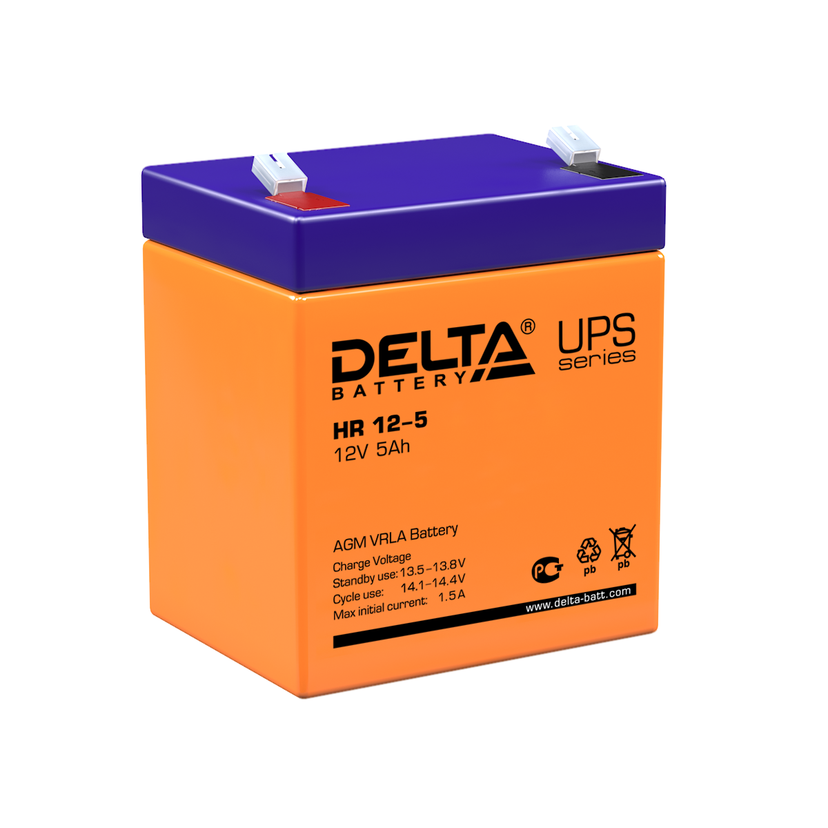 HR 12-5 Delta Аккумуляторная батарея купить по цене 2391 руб..  Самые дешёвые цены на Стационарные