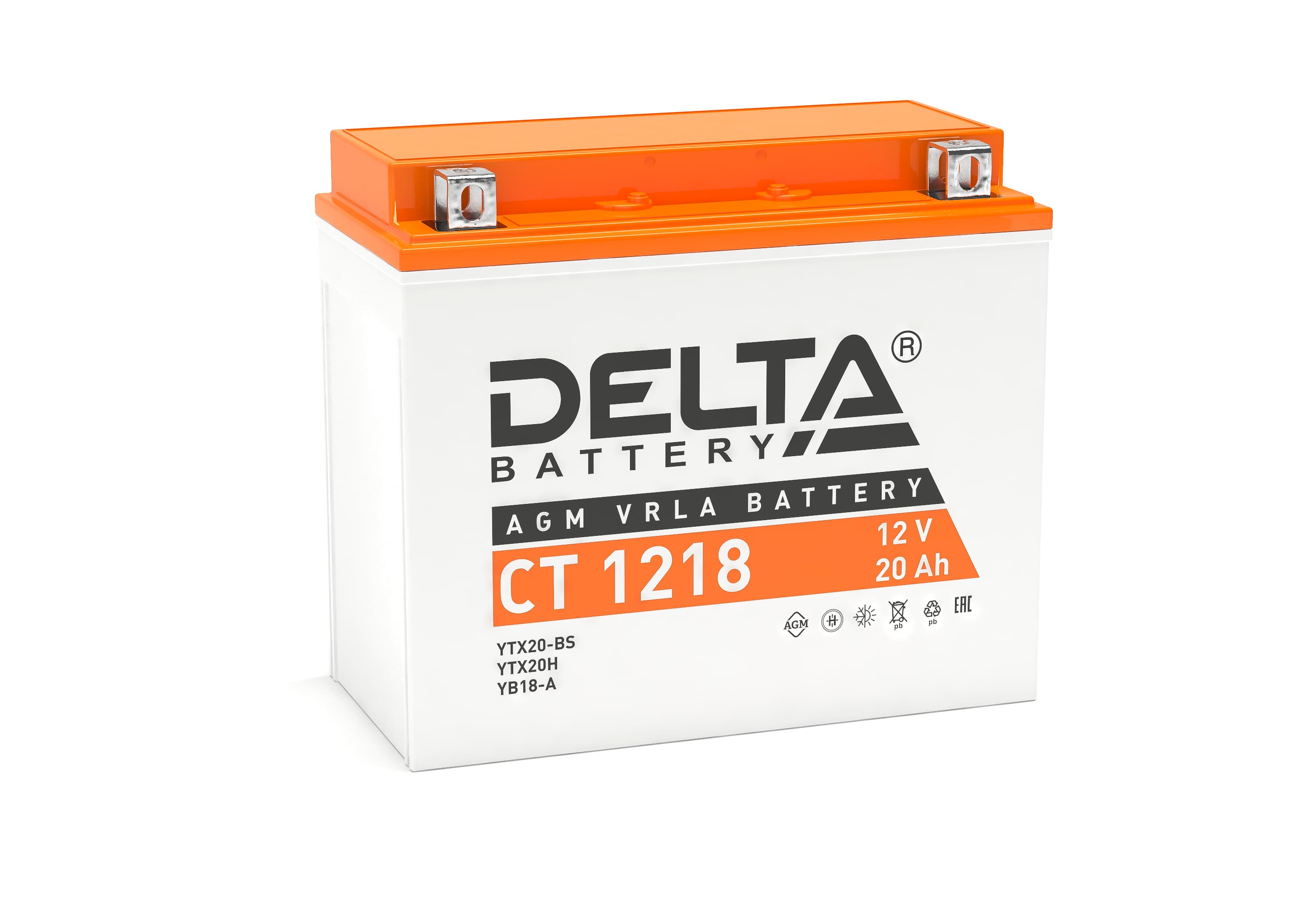 СT 1218 Delta Аккумуляторная батарея купить по цене 6267 руб..  Самые дешёвые цены на Для мототехники