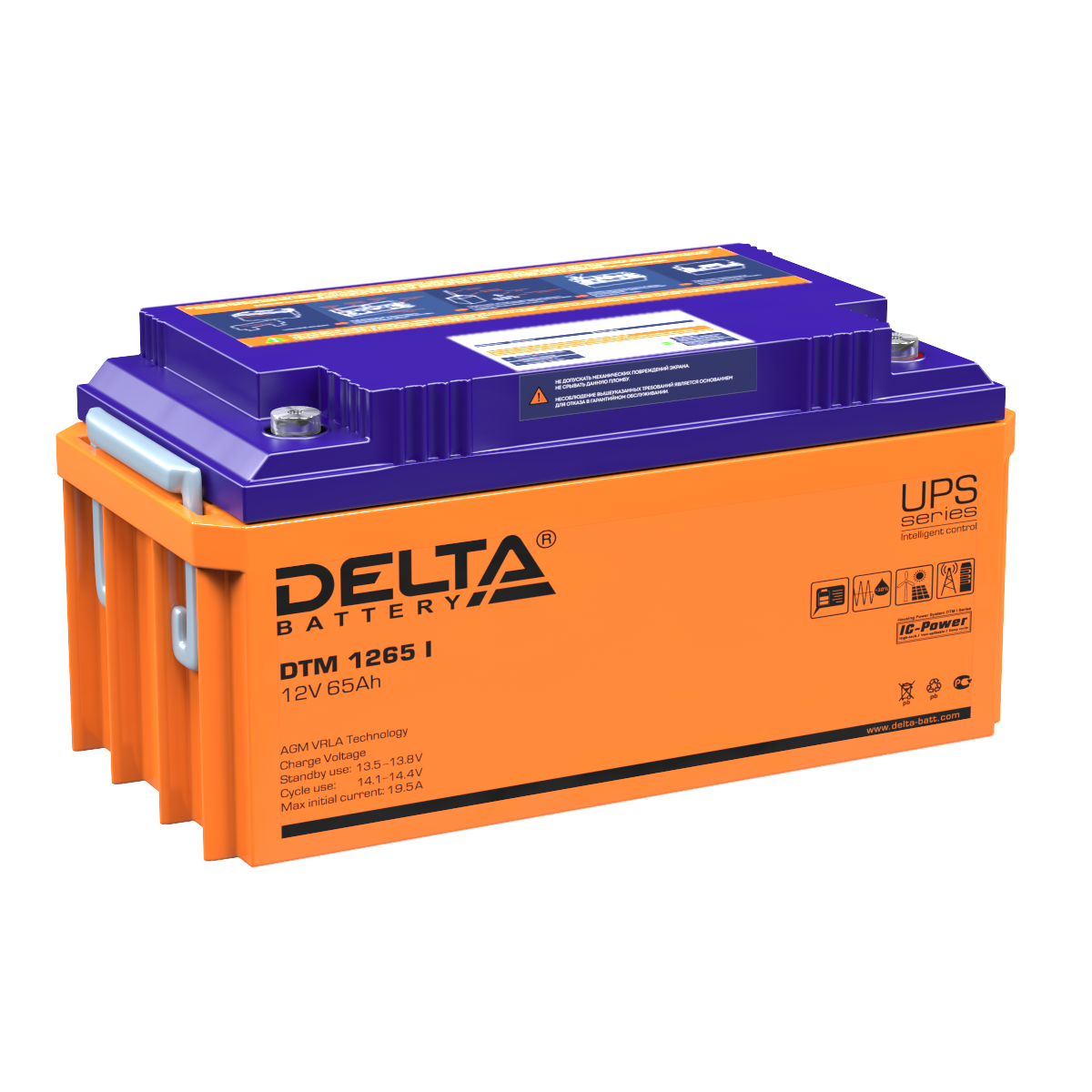 Аккумулятор Delta DTM 1265 I купить по цене 17884 руб..  Самые дешёвые цены на Аккумуляторы