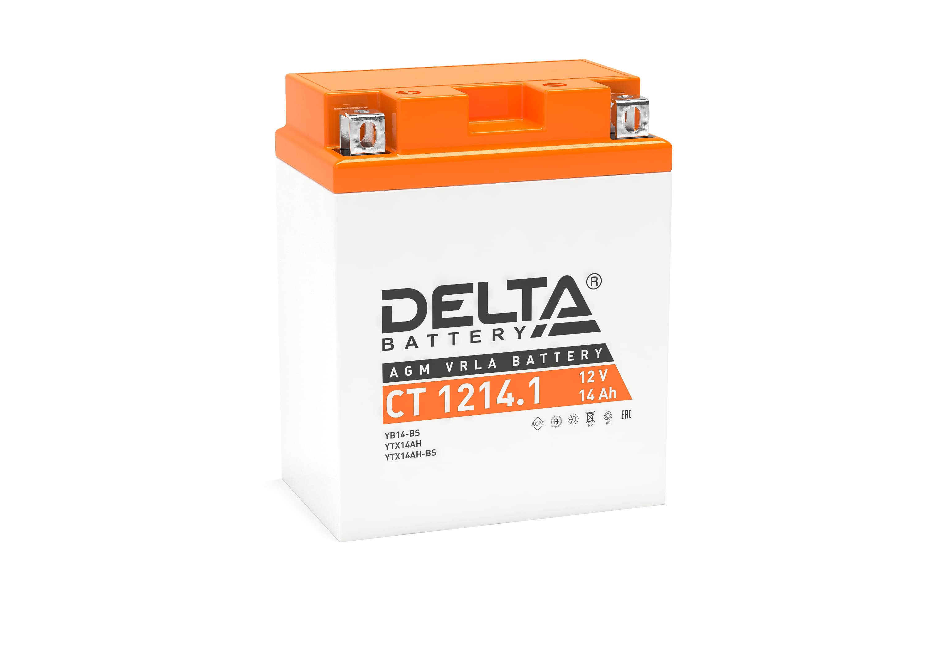 CT 1214.1 Delta Аккумуляторная батарея купить по цене 5435 руб..  Самые дешёвые цены на Для мототехники
