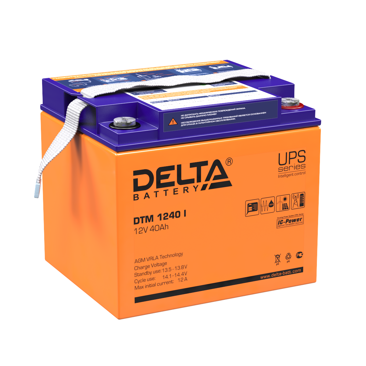 Аккумулятор Delta DTM 1240 I купить по цене 11846 руб..  Самые дешёвые цены на Аккумуляторы