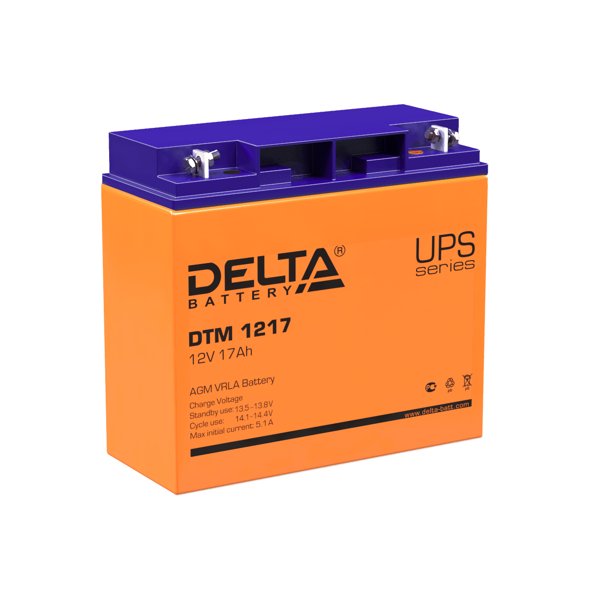 DTM 1217 Delta Аккумуляторная батарея купить по цене 5332 руб..  Самые дешёвые цены на Стационарные