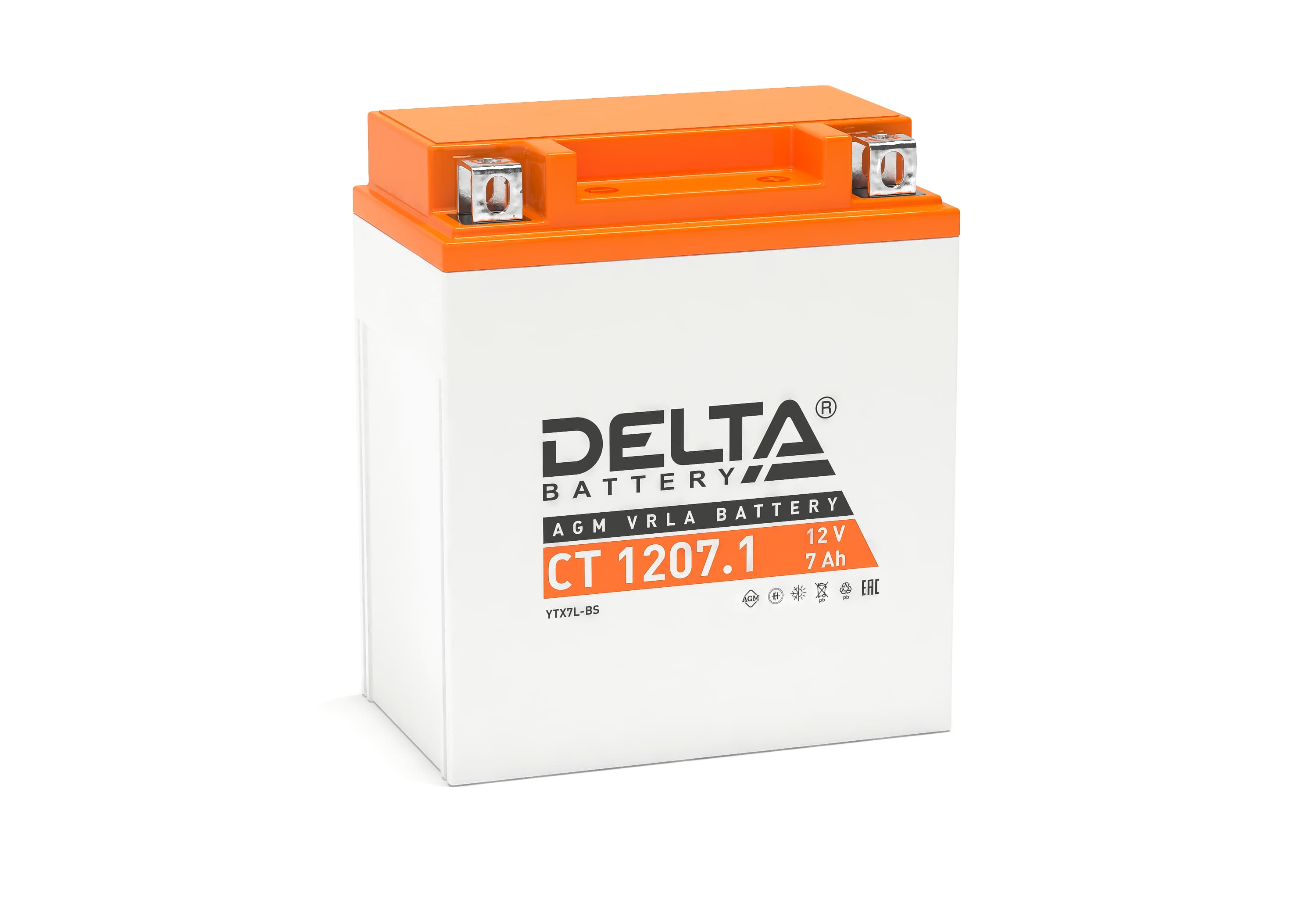 CT 1207.1 Delta Аккумуляторная батарея купить по цене 2478 руб..  Самые дешёвые цены на Для мототехники