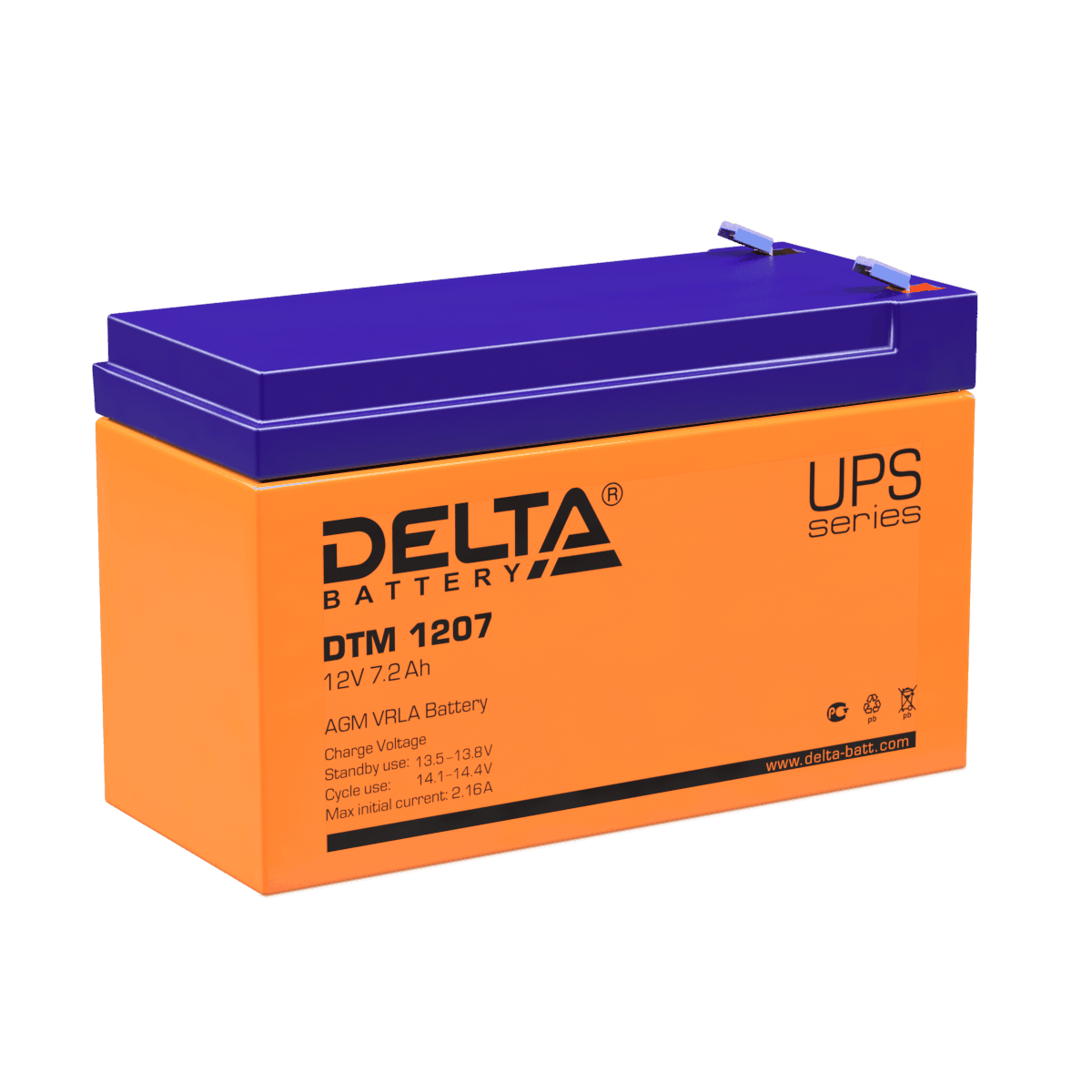 DTM 1207 Delta Аккумуляторная батарея купить по цене 2085 руб..  Самые дешёвые цены на Стационарные