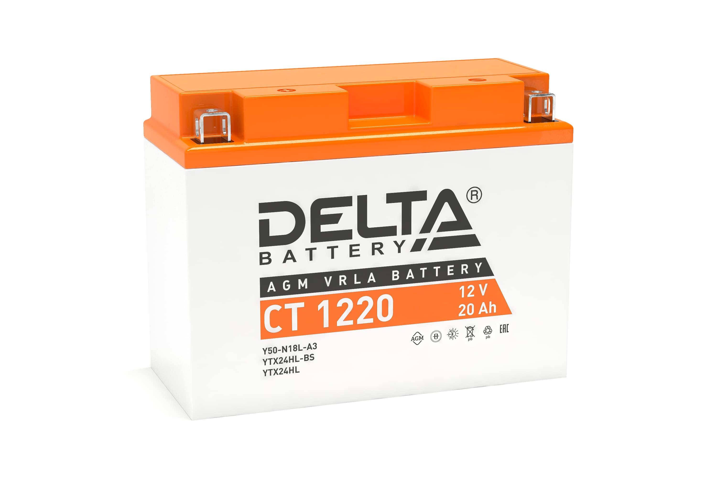 CT 1220 Delta Аккумуляторная батарея купить по цене 6979 руб..  Самые дешёвые цены на Для мототехники