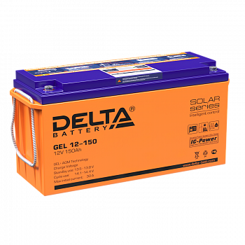 Аккумулятор Delta GEL 12-150 купить по цене 51199 руб..  Самые дешёвые цены на Аккумуляторы